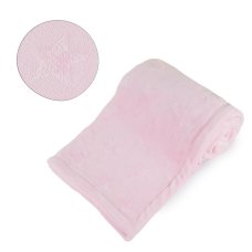 FBP210-P: Pink Star Embossed Flannel Wrap